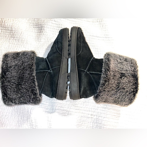 Women Winter Warm Leather Ankle  Boots Size 9. Leather Upper, Faux Fur Man Made - Picture 5 of 8